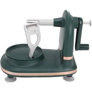 3-in-1 Hand-Cranked Fruit & Vegetable Peeler with Stainless Steel Blades